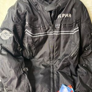 Alpha Gear Black Performance motorcycle Jacket